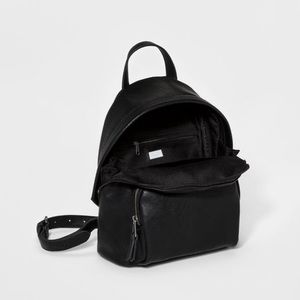 Mini Black Backpack